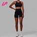 ribbed workout bra