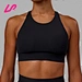 ribbed workout bra